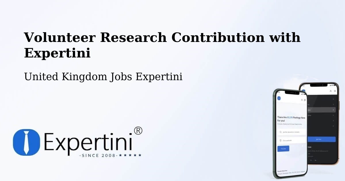 Volunteer Research Contribution Program – Warnham - United Kingdom Jobs Expertini